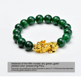 Feng Shui Wealth Bowl with golden coins and gemstones