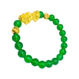 Feng Shui Wealth Tree with gold coins and crystals for prosperity