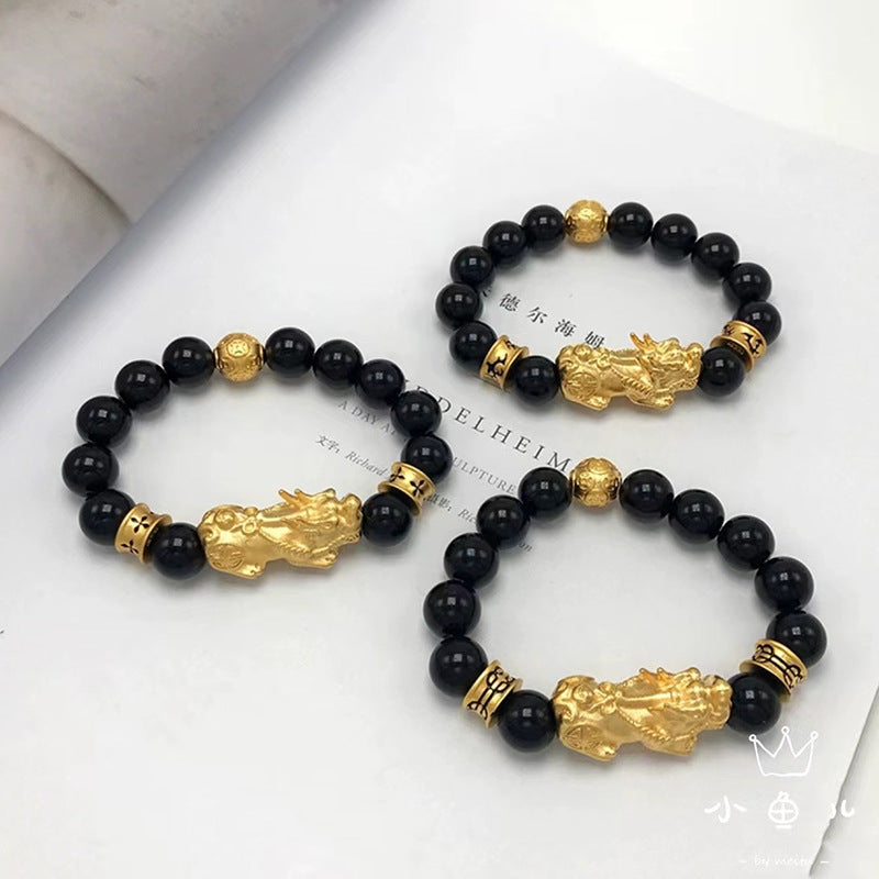 Feng Shui Pixiu Bracelet Size Comparison with Common Everyday Objects